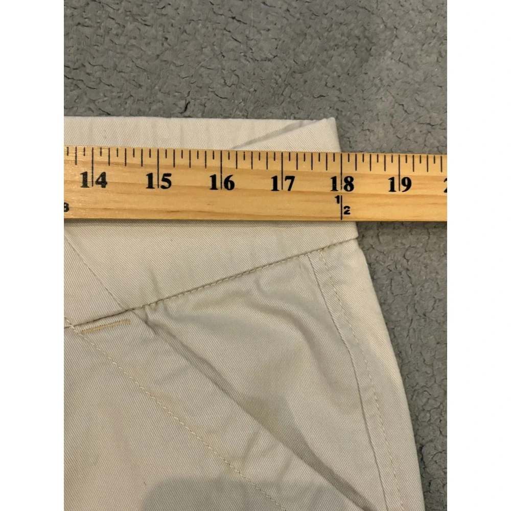 Jag Jeans Womens 16 Khaki Tan Pull On Bermuda Shorts Classic Fit Cotton Stretch